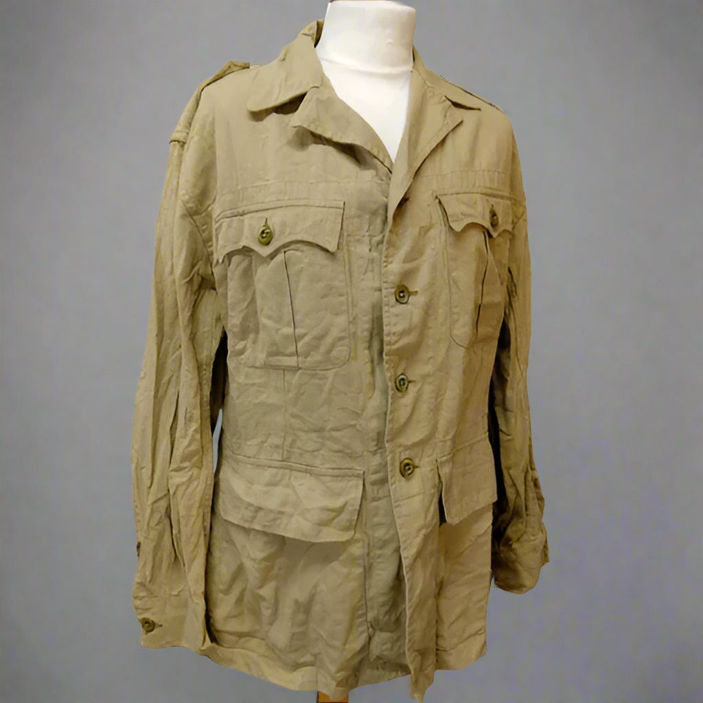 British Jacket, Bush Khaki RM Size 11 W Henderson LTD 1953 Dated