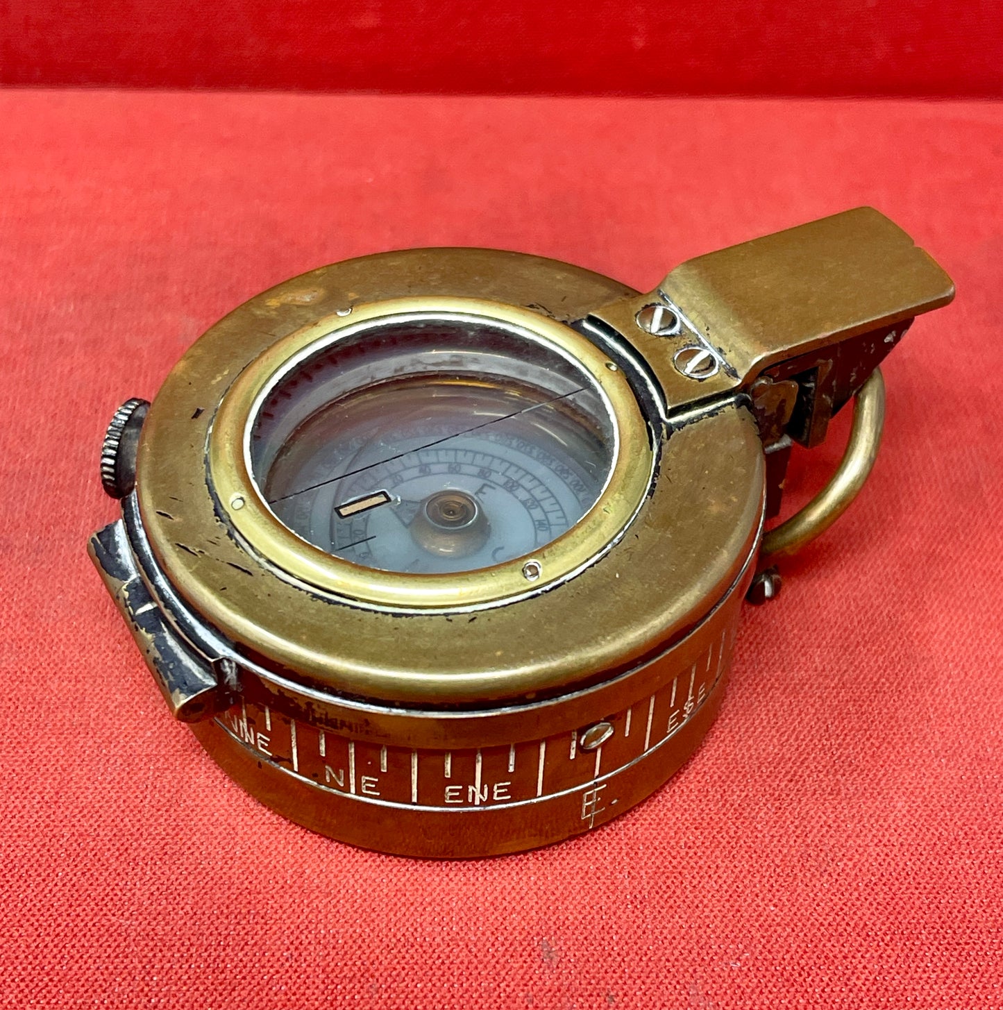 WW2 1941 Dated British Officers MkIII Brass Compass