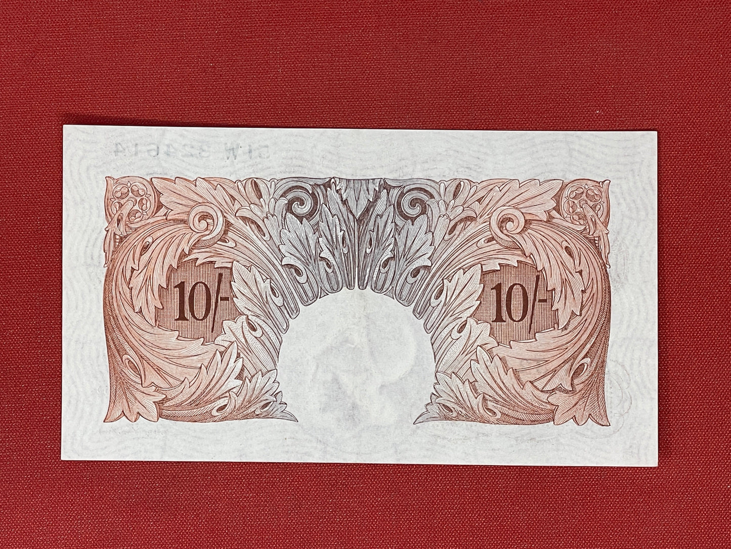 K.O.Peppiatt, 10 Shilling, 51W 324614 ( Dugg. B.210 ) Series "A" Britannia Issue
