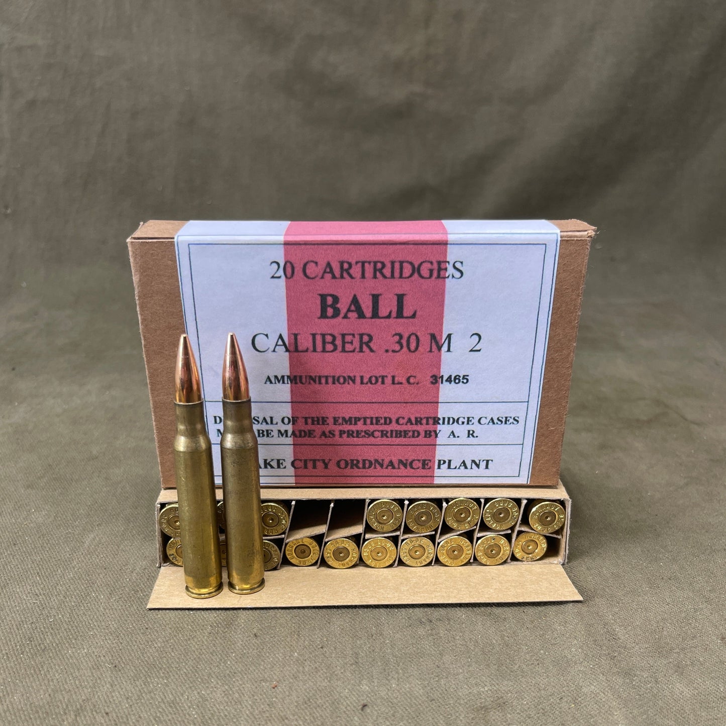 1 x Box .30-06 Springfield Inert Rounds