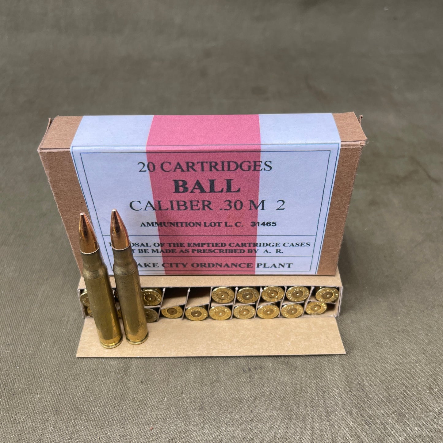 1 x Box .30-06 Springfield Inert Rounds