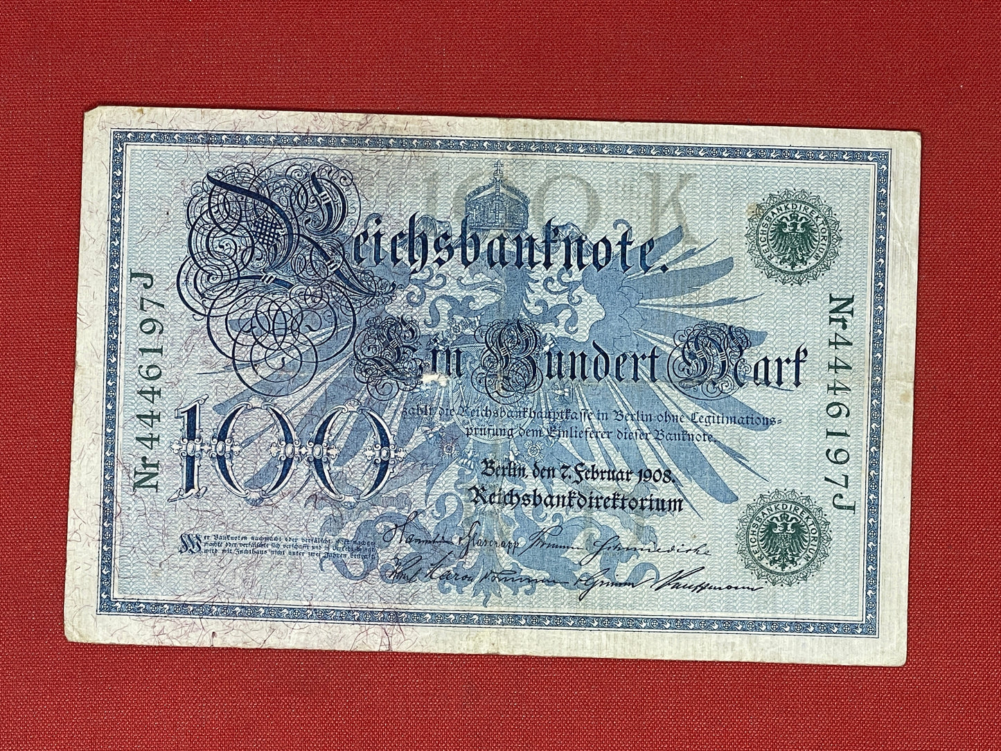 German 100 Reichsbanknote
