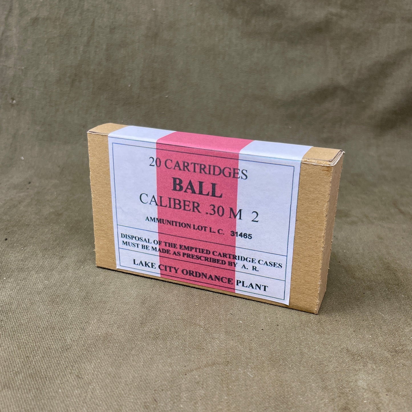 1 x Box .30-06 Springfield Inert Rounds