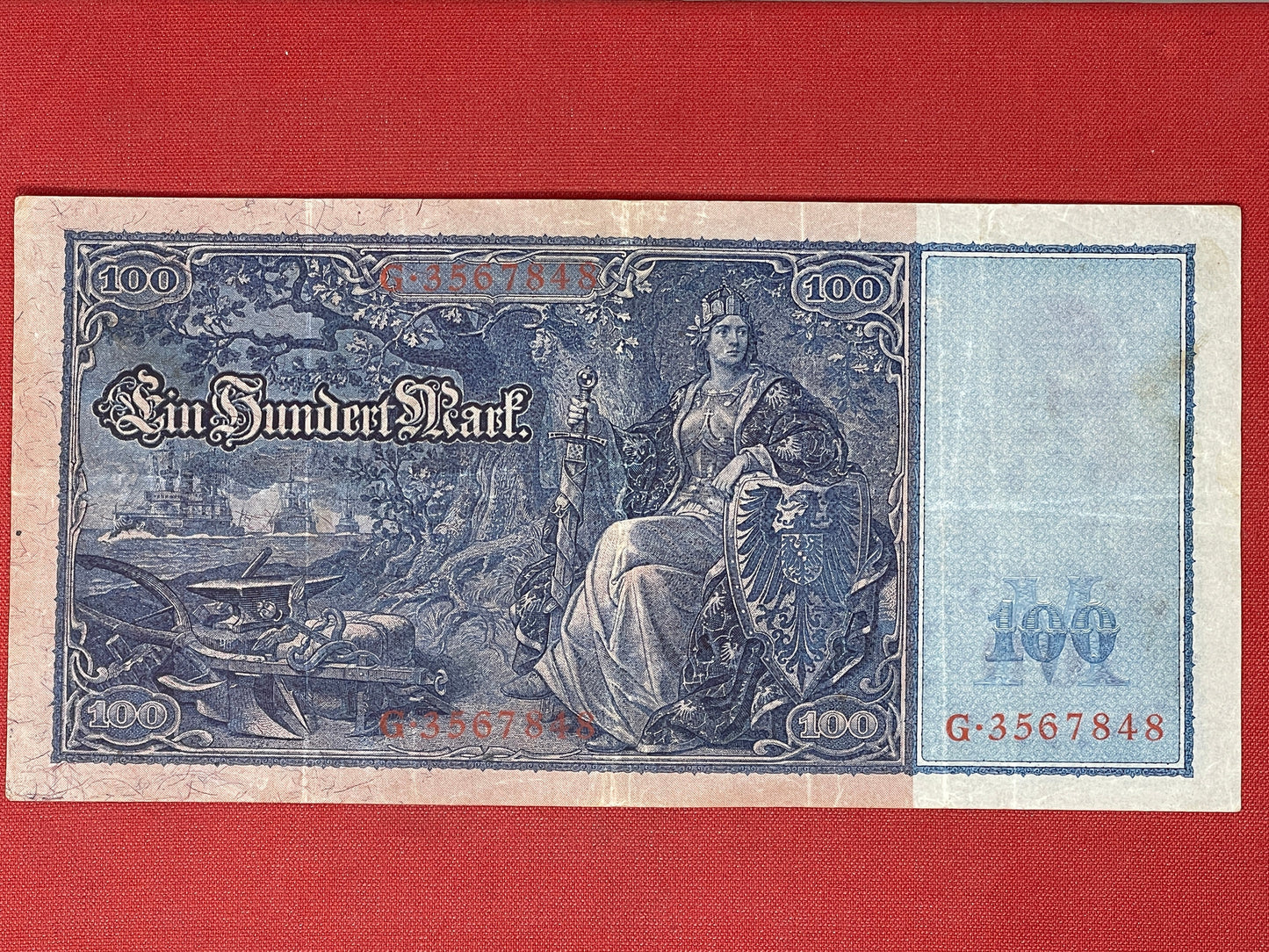 German 100 Reichsbanknote