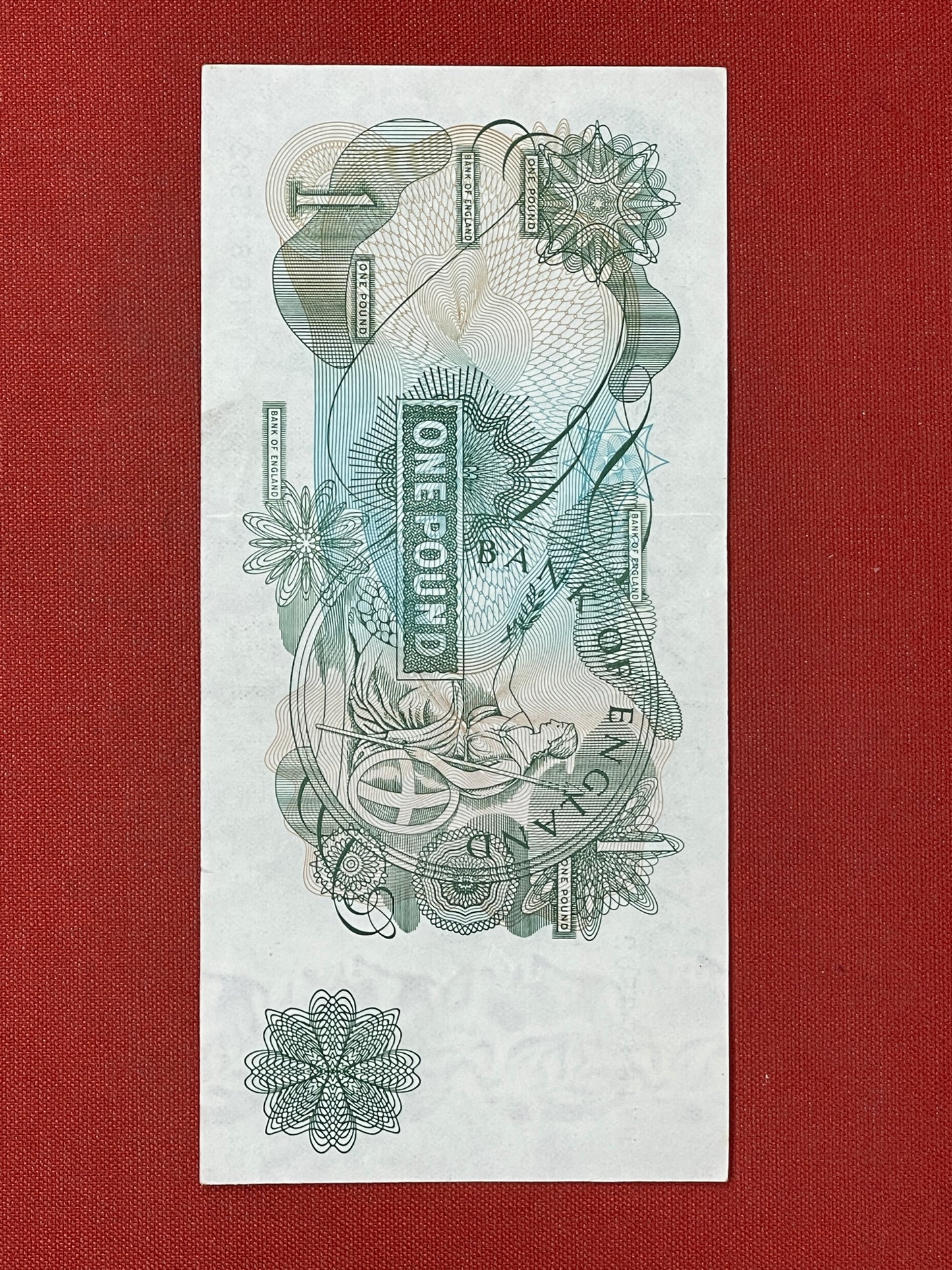 Bank of England £1 Banknote Signed J Page 1970 - 1980 ( Dugg B322 )
