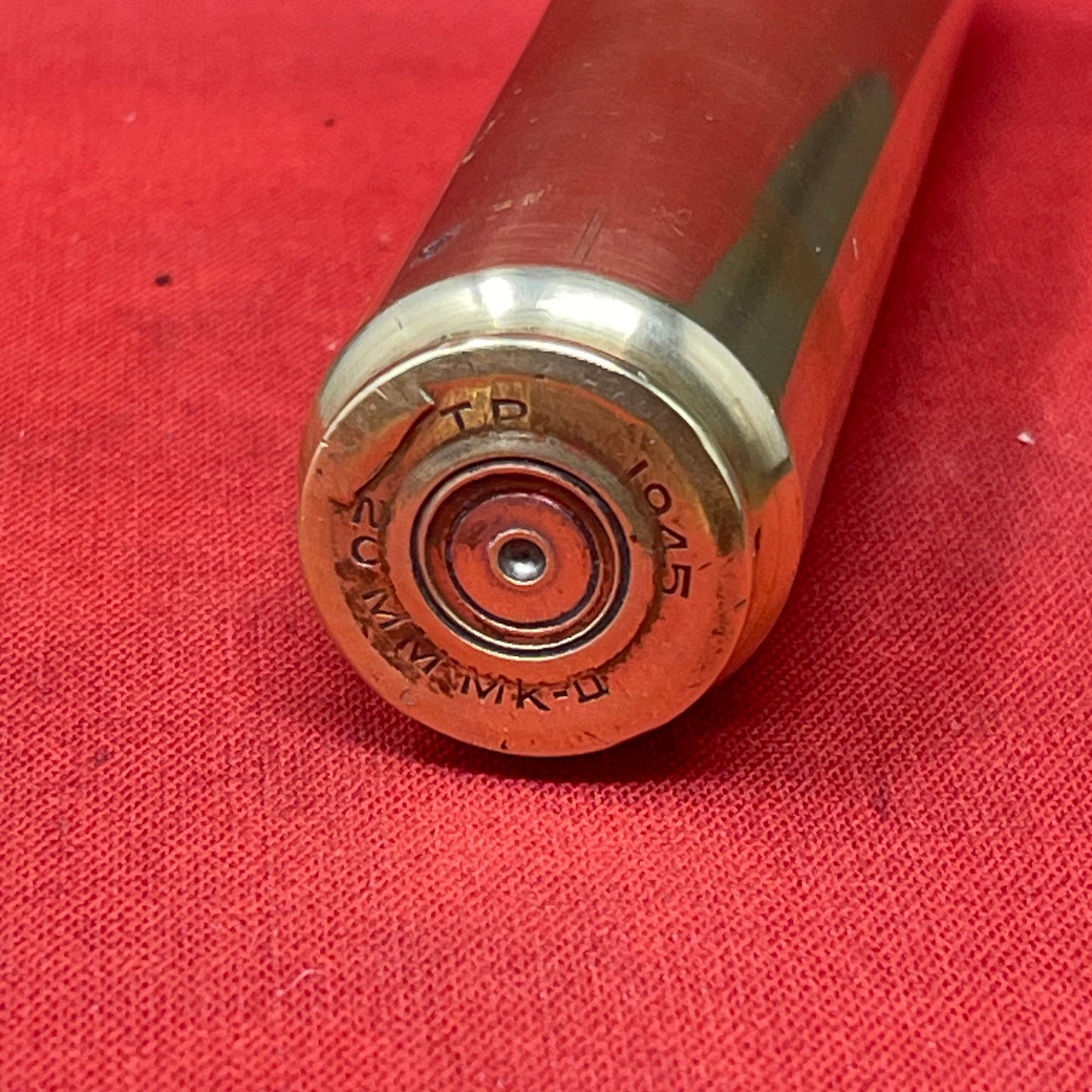 WW2 1944 British Dated 20mm Oerikon Ammunition Shell Casing