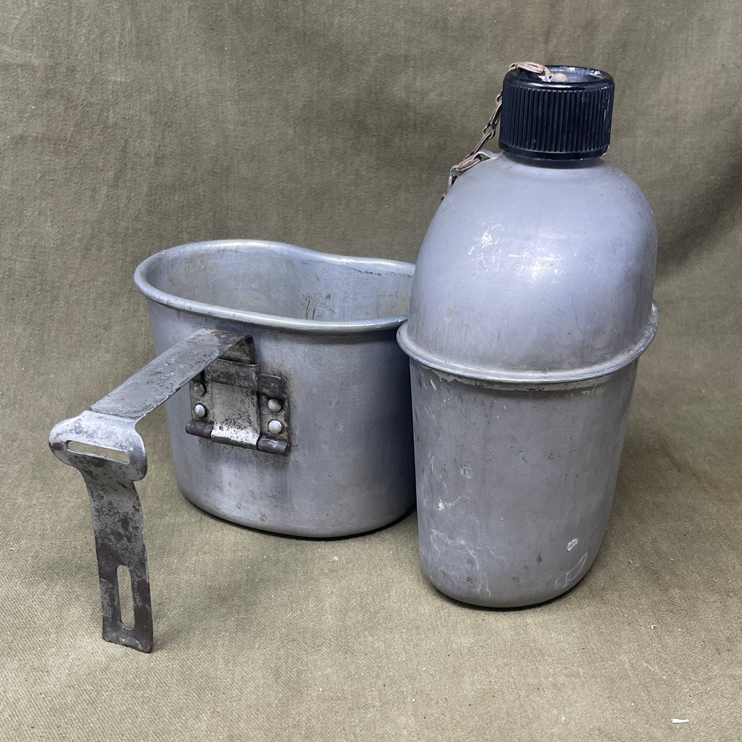 Original World War Two US Army Canteen, Cup and Cover