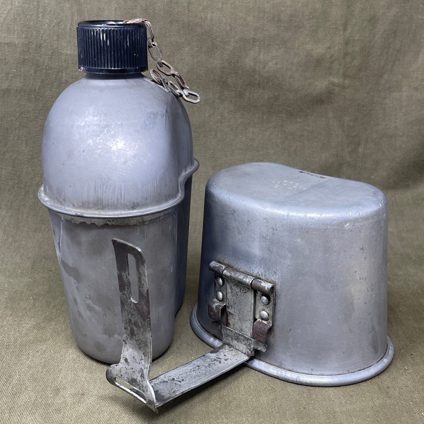 Original World War Two US Army Canteen, Cup and Cover