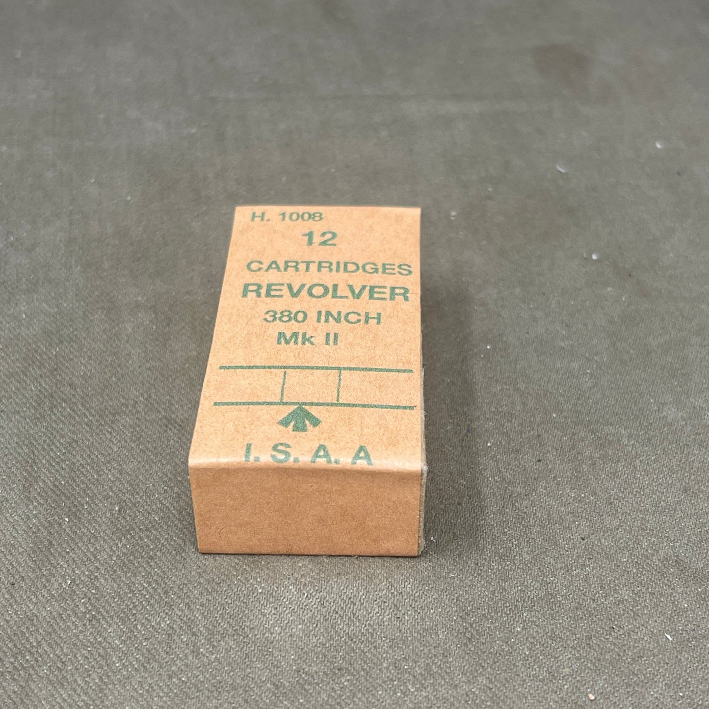 6 x .38 INERT Brass Cartridges Boxed