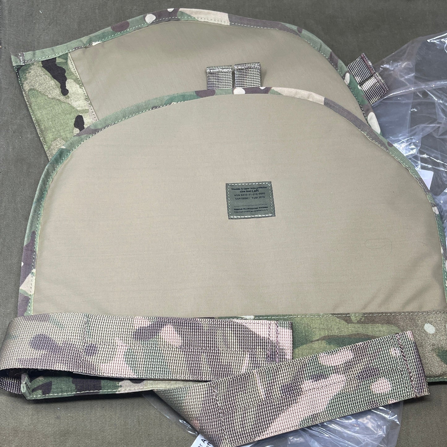 British Army MkIV Osprey MTP Brassard Pair With Armour Inserts