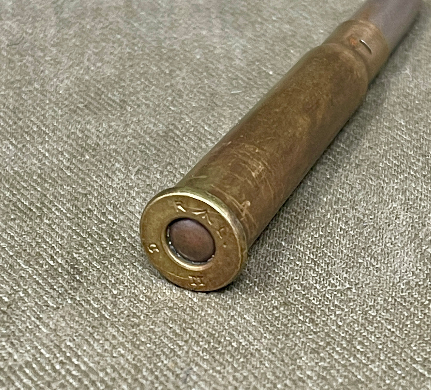 Inert .303 British Round – RL CII Headstamp (Royal Laboratory, Woolwich, UK