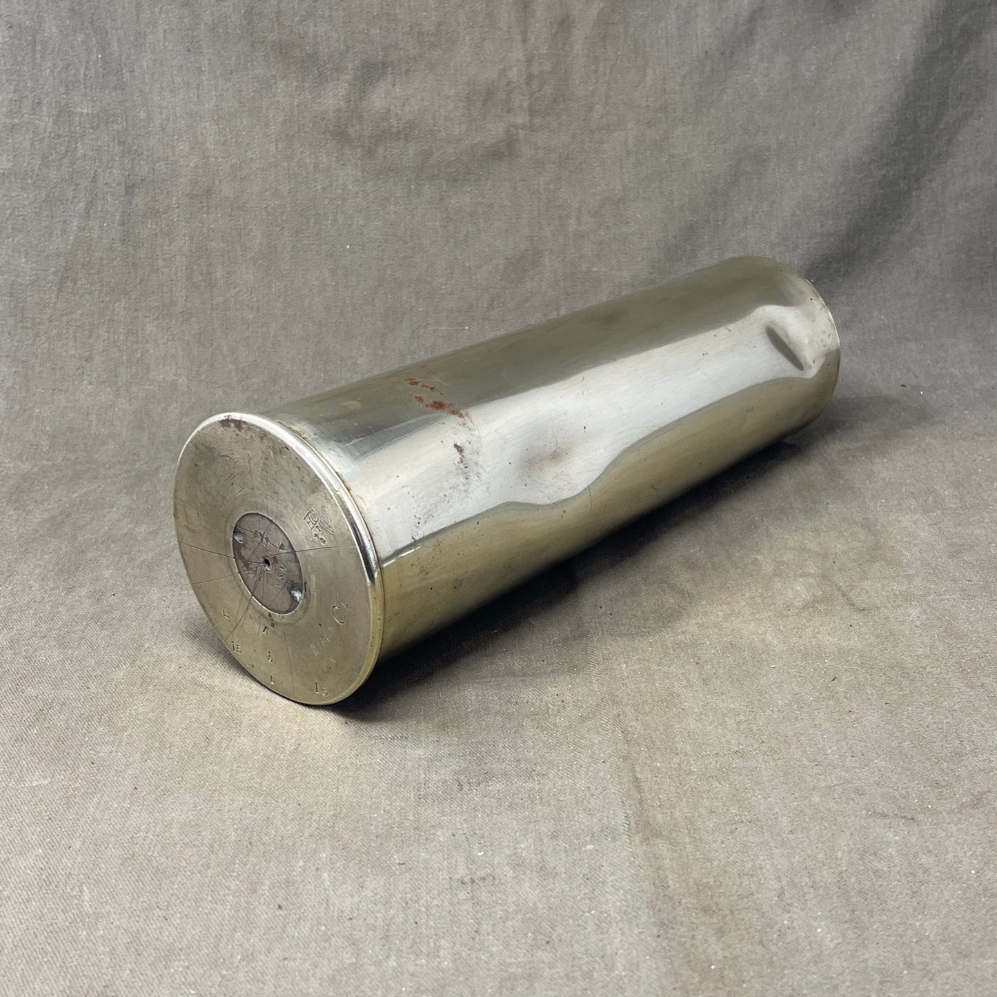 WW1 1916 Dated 18 Pdr Brass Shell Case
