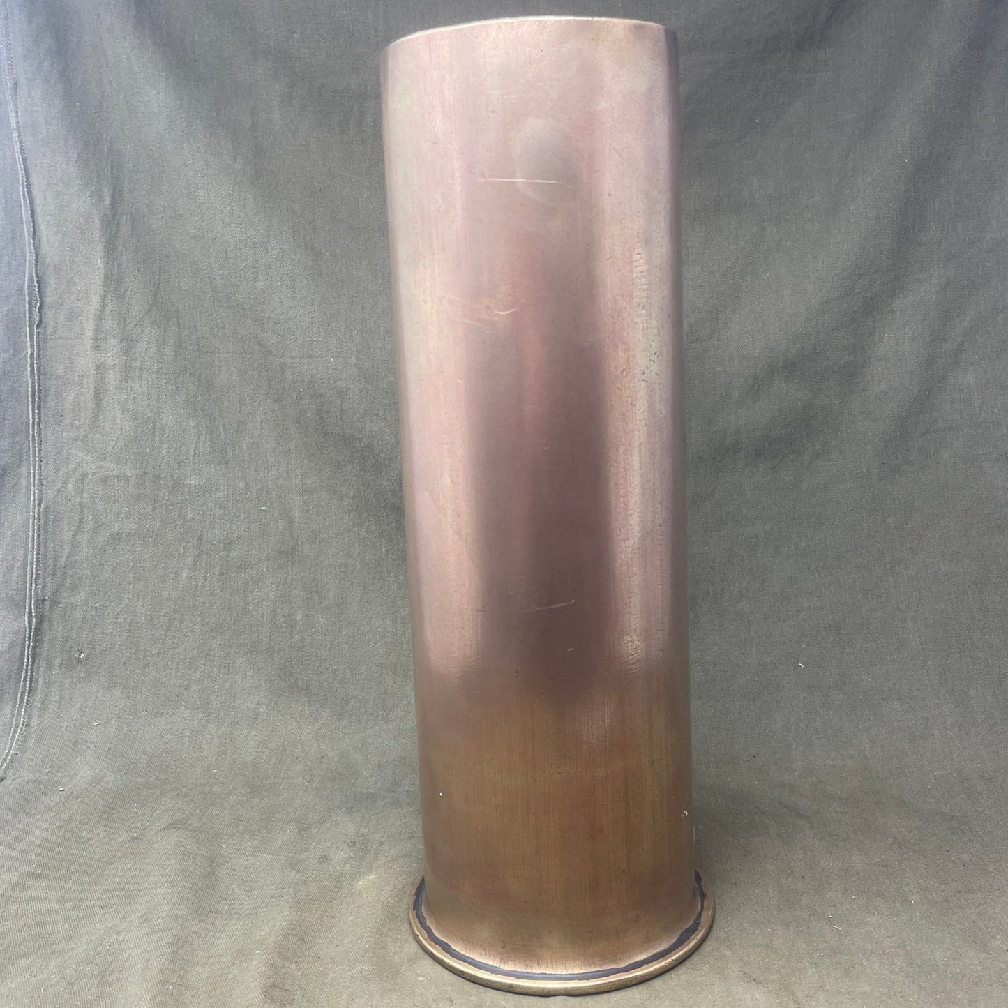 1912 Dated Royal Navy 4.5 Mk1 Brass Cartridge Case