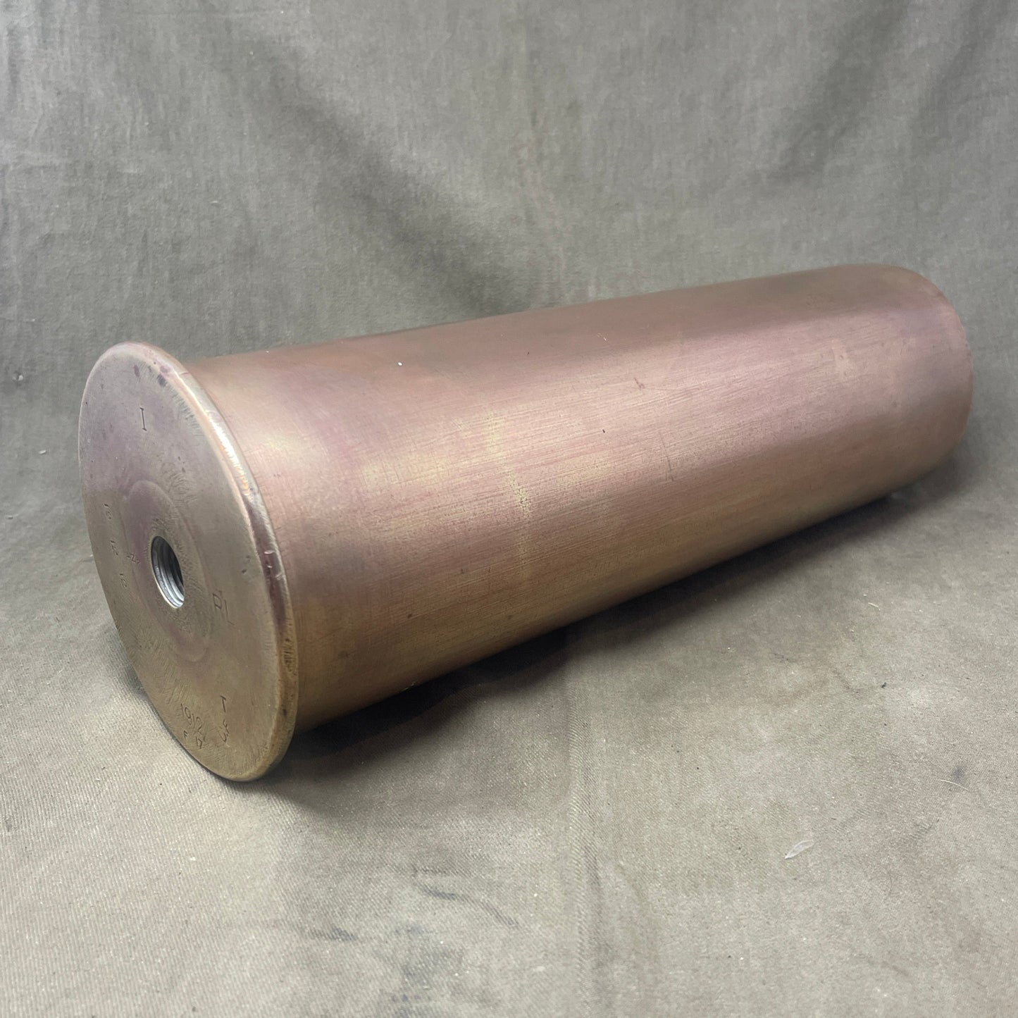 1912 Dated Royal Navy 4.5 Mk1 Brass Cartridge Case