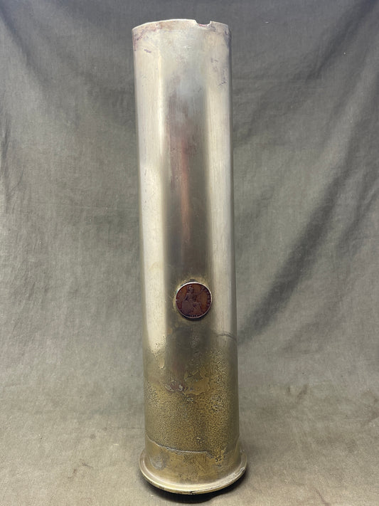 Royal Navy 3" Brass Shell Case