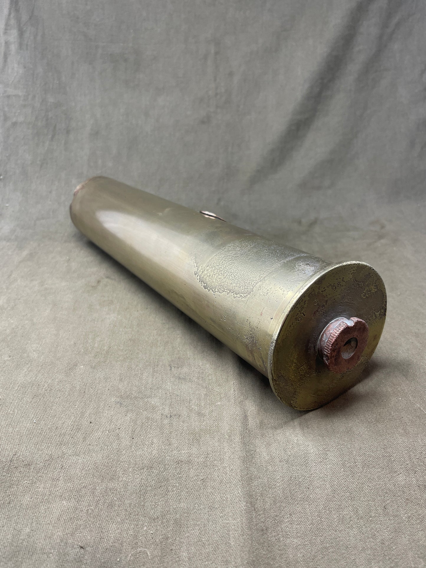 Royal Navy 3" Brass Shell Case