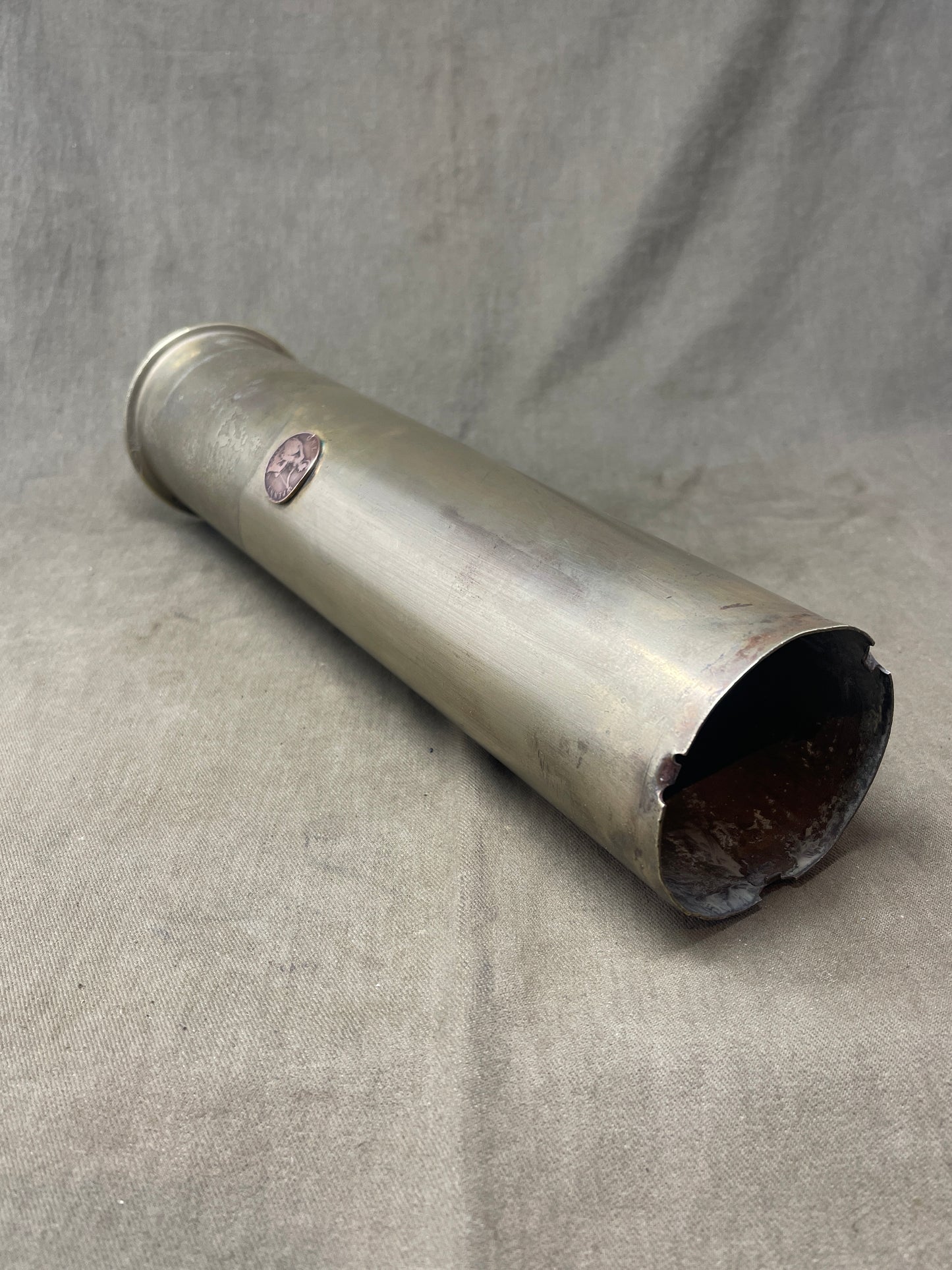 Royal Navy 3" Brass Shell Case