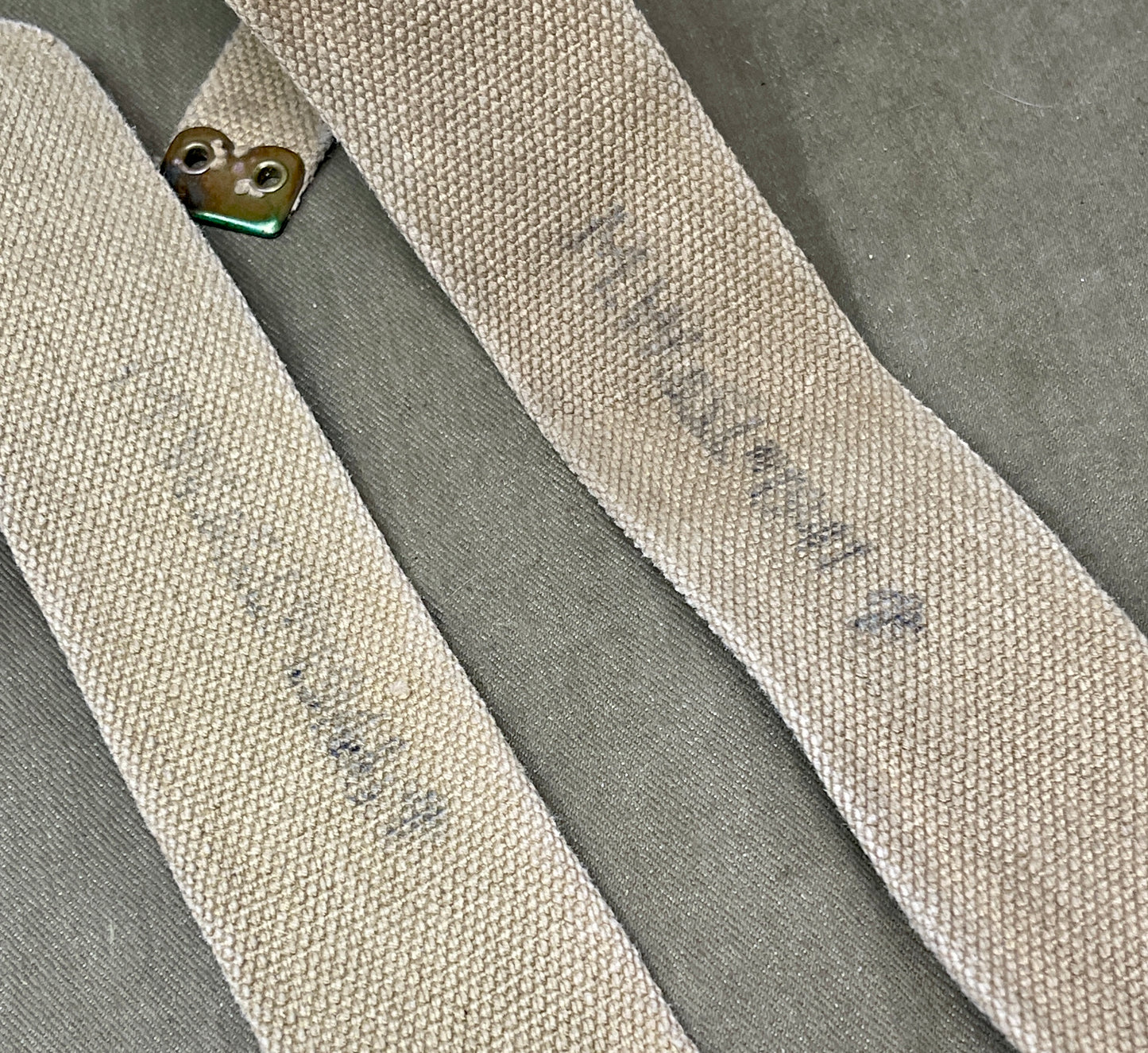 British 1937 Pattern Webbing Shoulder Strap 1941 Dated