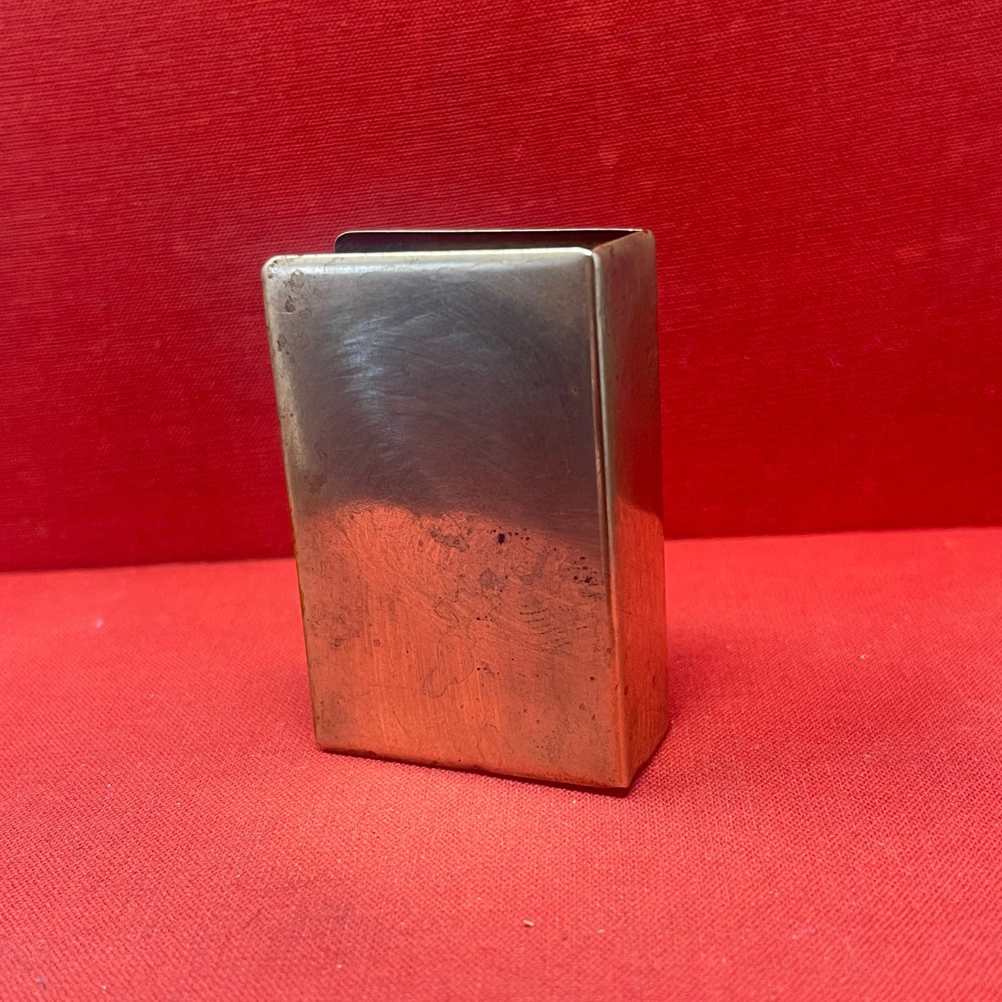WW1 Brass Trench Art Matchbox Holder
