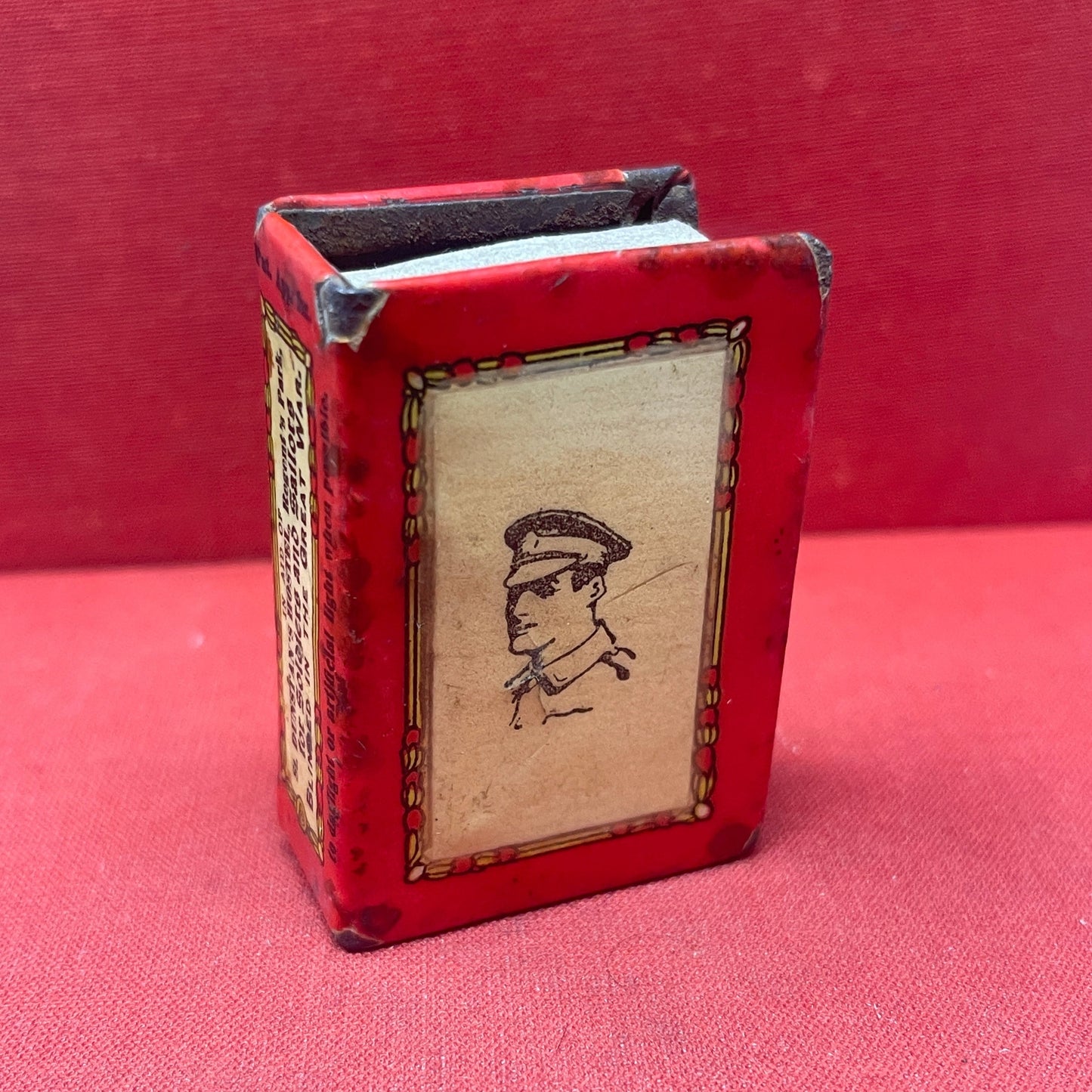 WW1 Souvenir Of The Great War Tommy Matchbox Holder