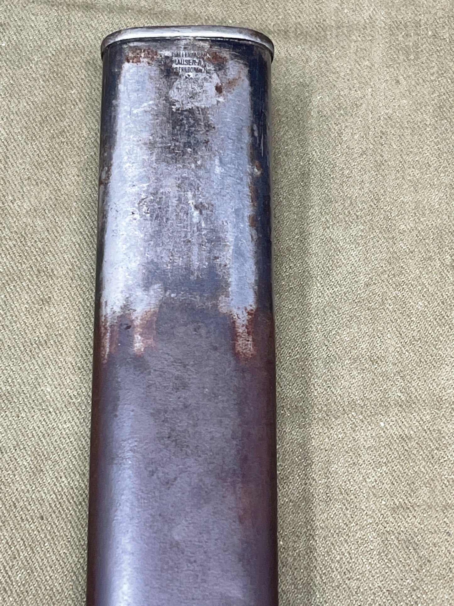 WW1German Army Waffenfabik A.G Oberndoef Mauser Model 1898/05 Butcher Bayonet