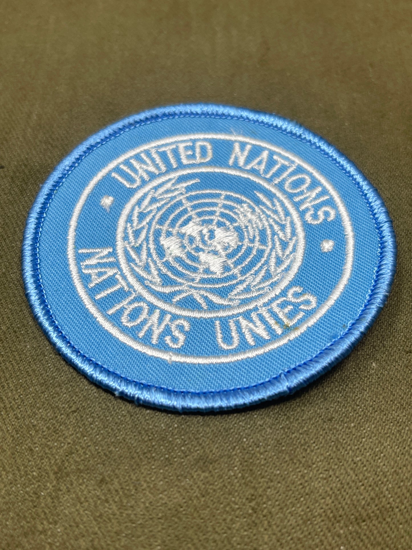 UN United Nations Shoulder Badge