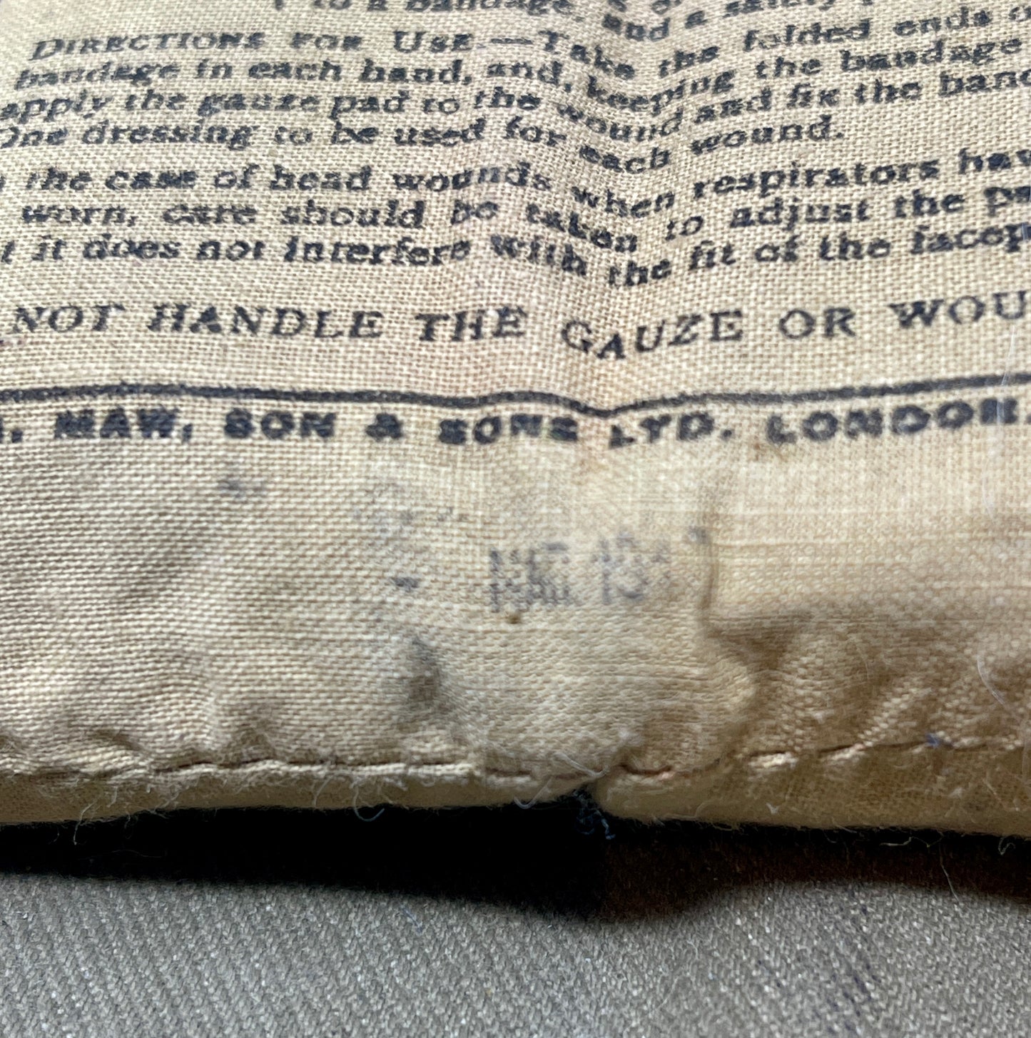 Original WW1 British First Field Dressing