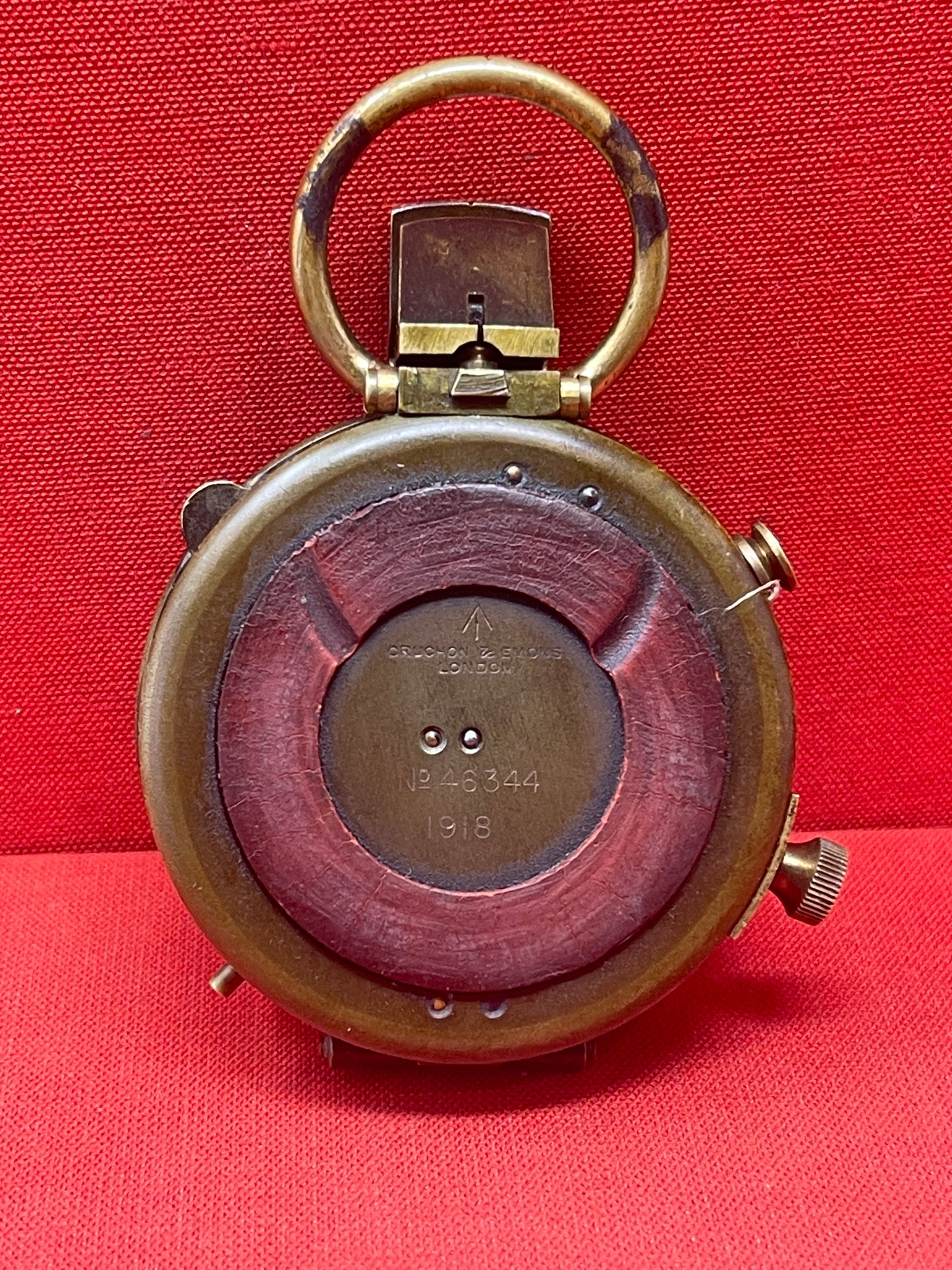 WW1 British Officers Brass Marching Compass Cruchon & Emons London 1918