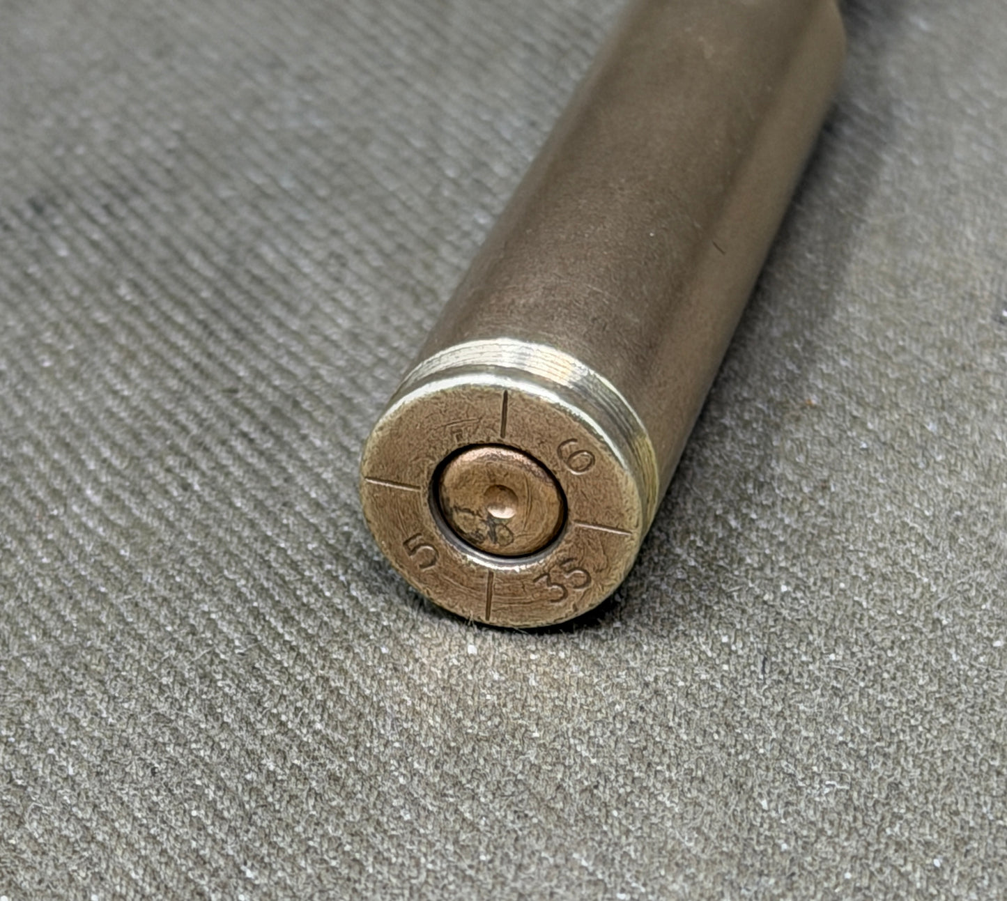 INERT 6.5mm Swedish Mauser Cartridge – 5‑6 35 Headstamp