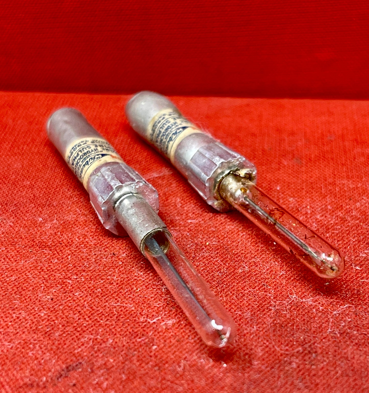 WW1 British Officer Medics Morphine Syrettes x 2 In Original Tin