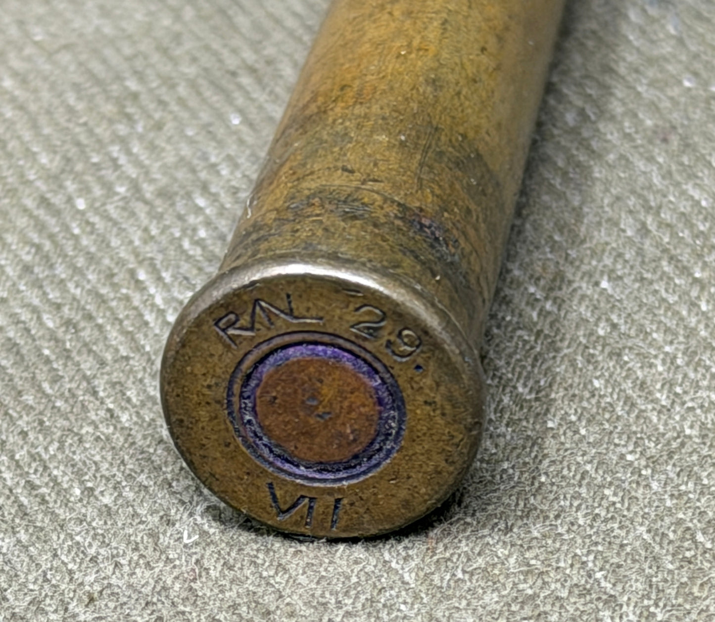 Inert .303 British Round – RL 1929 Headstamp (Royal Laboratory, Woolwich, UK)