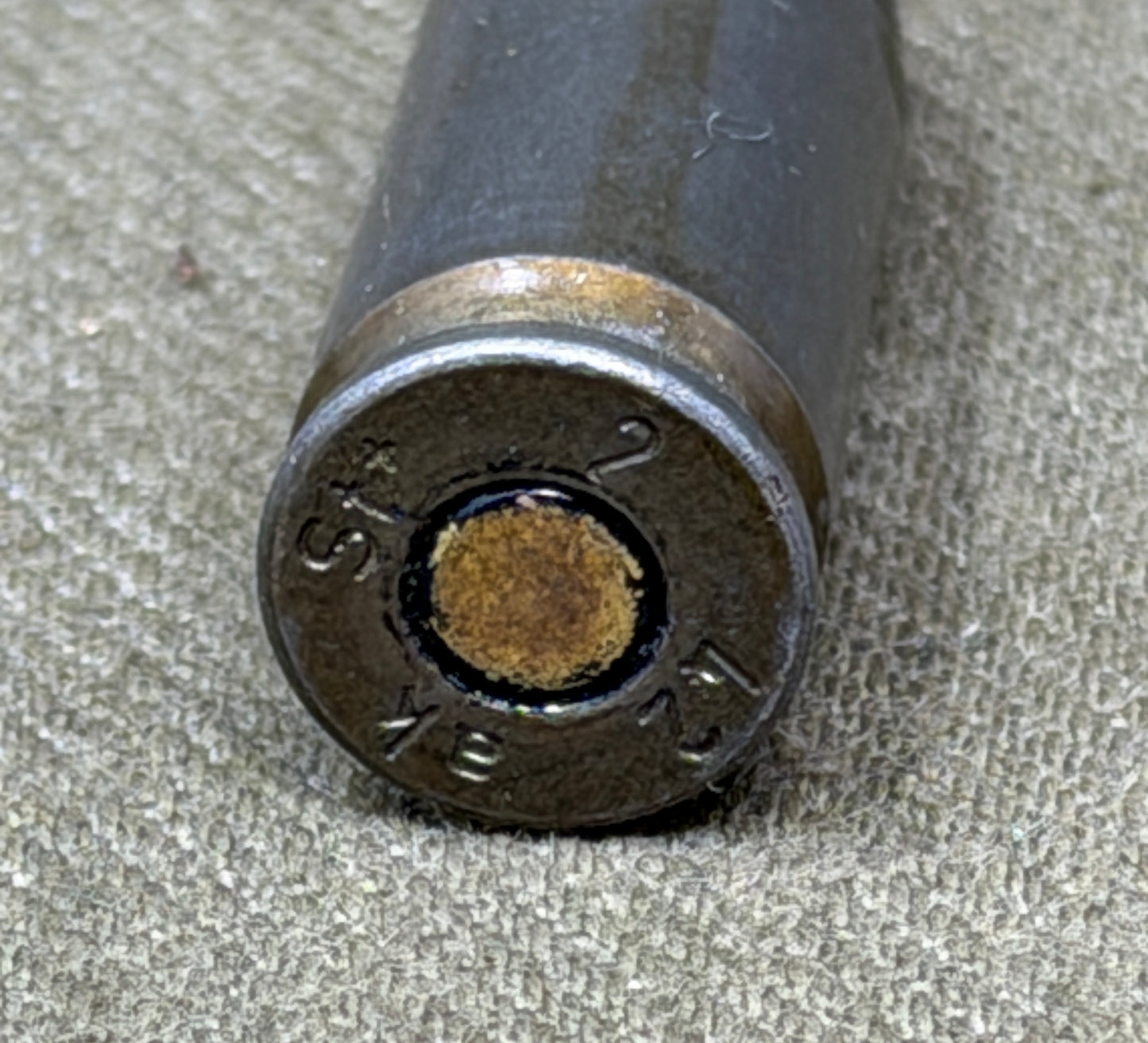 1942 Dated 9mm INERT Cartridge “ak” – Munitionsfabriken Prag WWII German Production