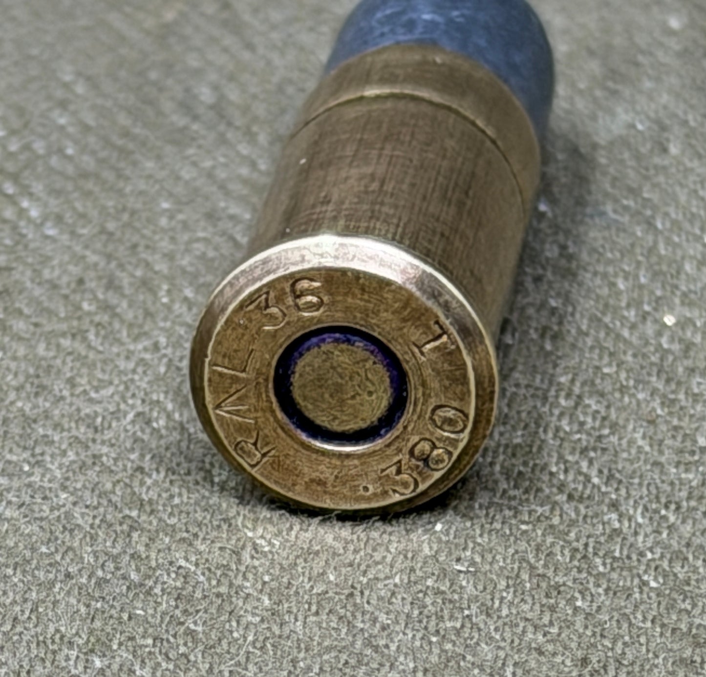 1936 Dated .380 INERT British Webley Revolver Cartridge – RL Royal Laboratory Mk I