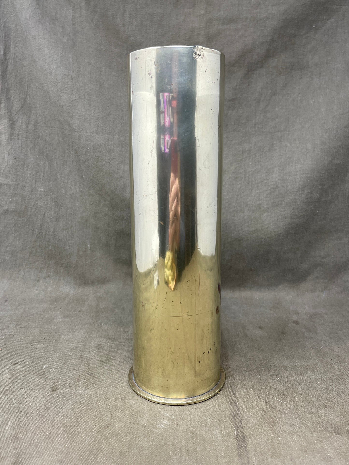 American 75mm Field Gun Shell Case Marked AFM~American Firearms Munition Dated 1917