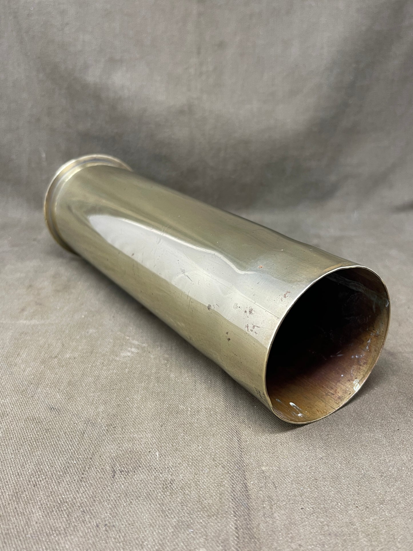 American 75mm Field Gun Shell Case Marked AFM~American Firearms Munition Dated 1917