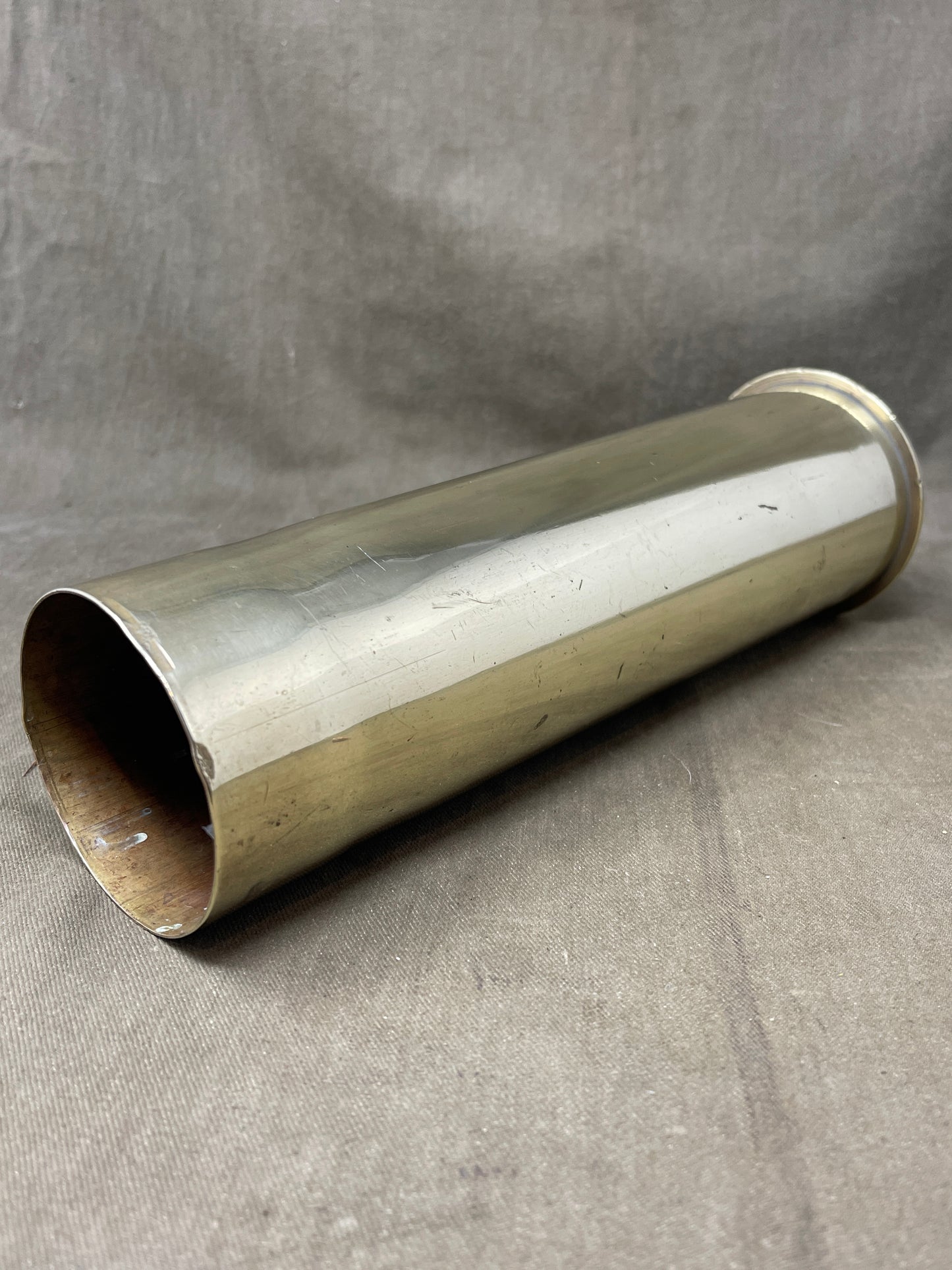 American 75mm Field Gun Shell Case Marked AFM~American Firearms Munition Dated 1917