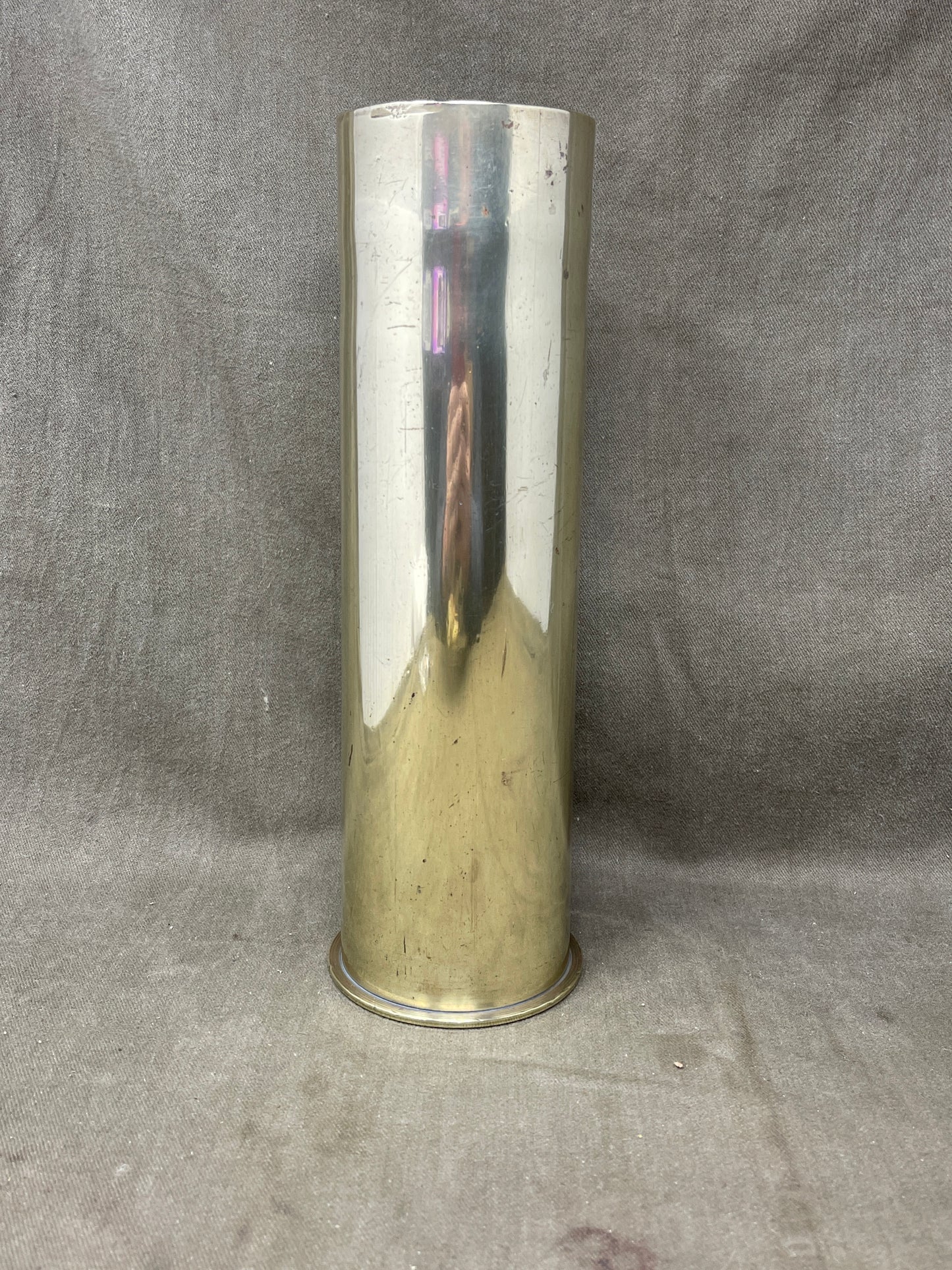 American 75mm Field Gun Shell Case Marked AFM~American Firearms Munition Dated 1917