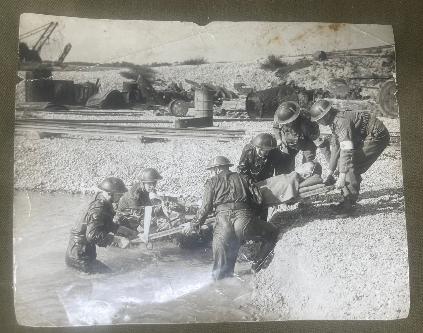 Set of WW2 Royal Army Medical Corp RAMC Photographs