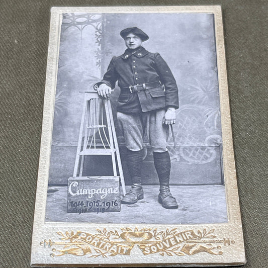 Photograph of French Soldier WW1