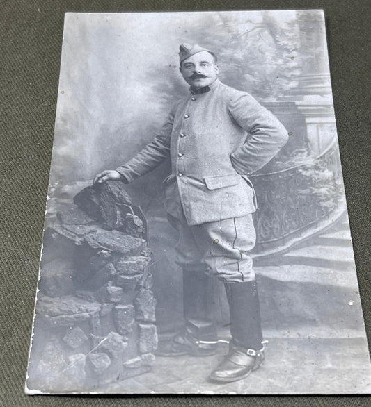 Photograph of French Soldier WW1
