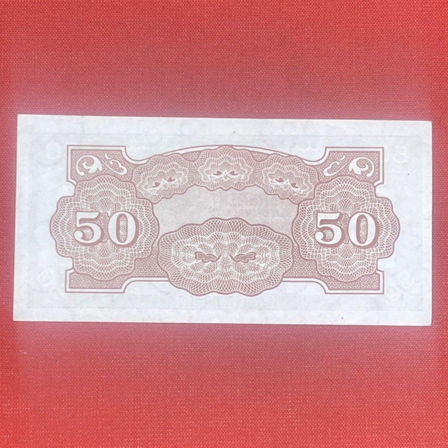 Original Japanese Government Fifty Cent Paper Money WWII Era Philippines Occupation money.