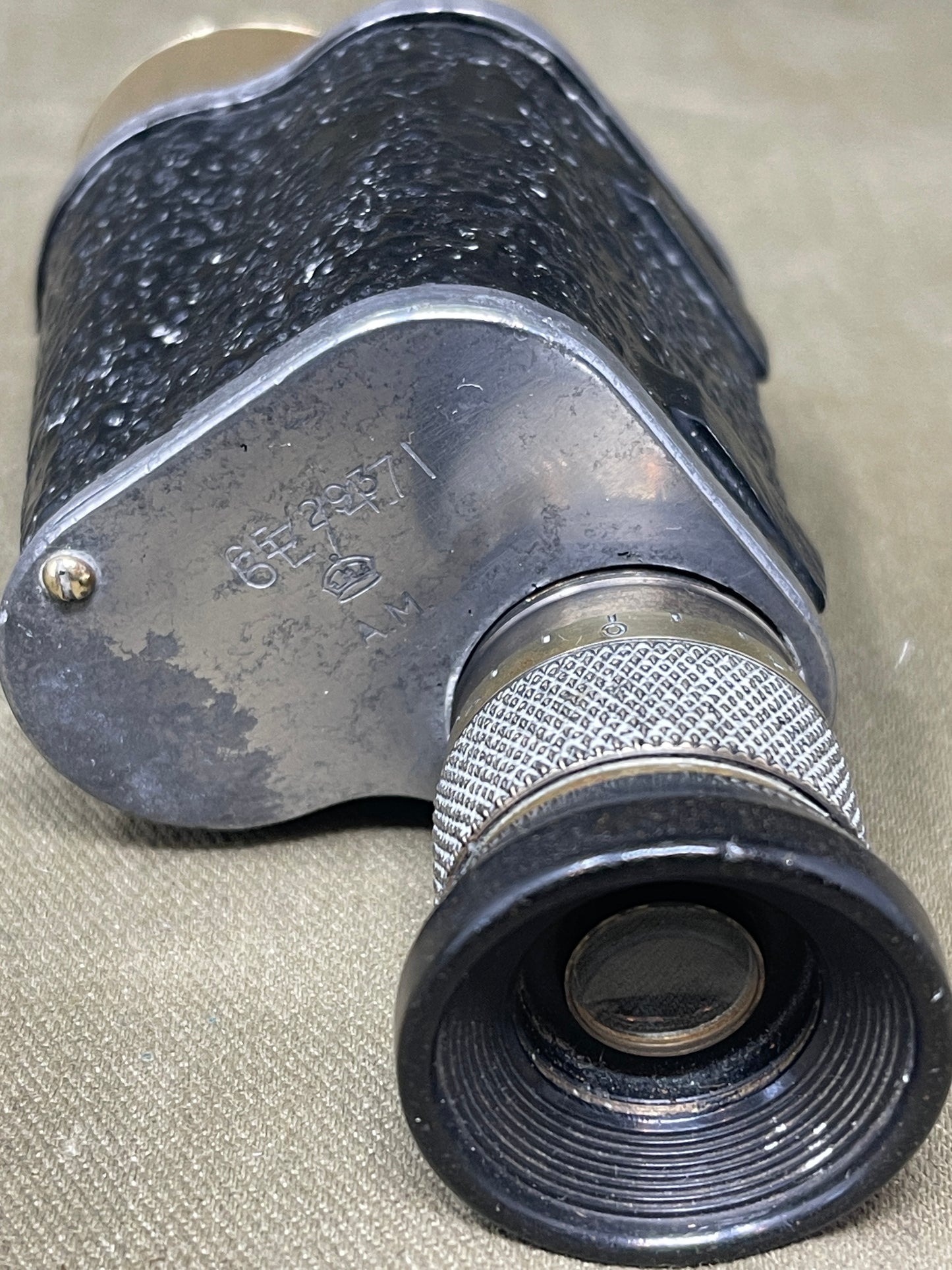 WW2 British Royal Air force R.A.F Graticued Prismatic x 6 Monocular