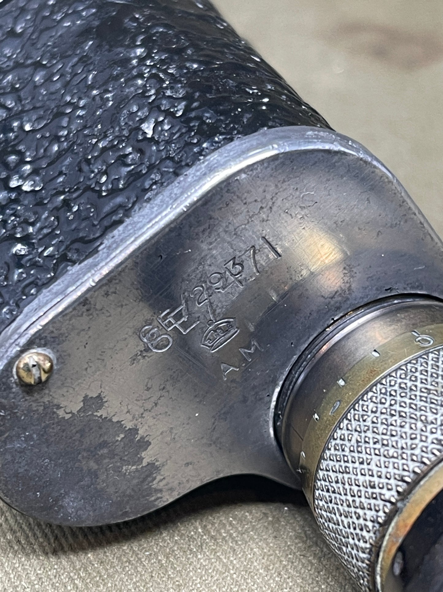WW2 British Royal Air force R.A.F Graticued Prismatic x 6 Monocular