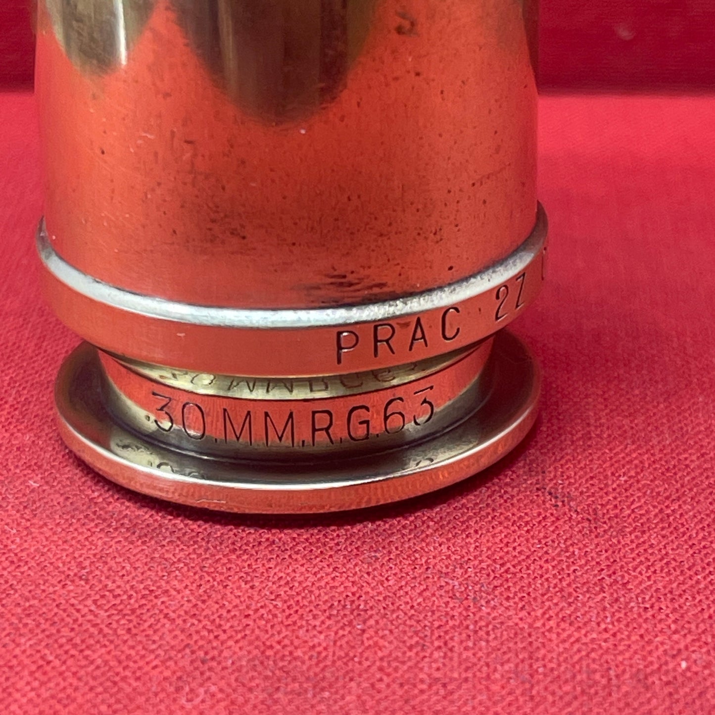 30mm RG 63 PRAC 27 CY 16 64 Empty Brass Cartridge Case