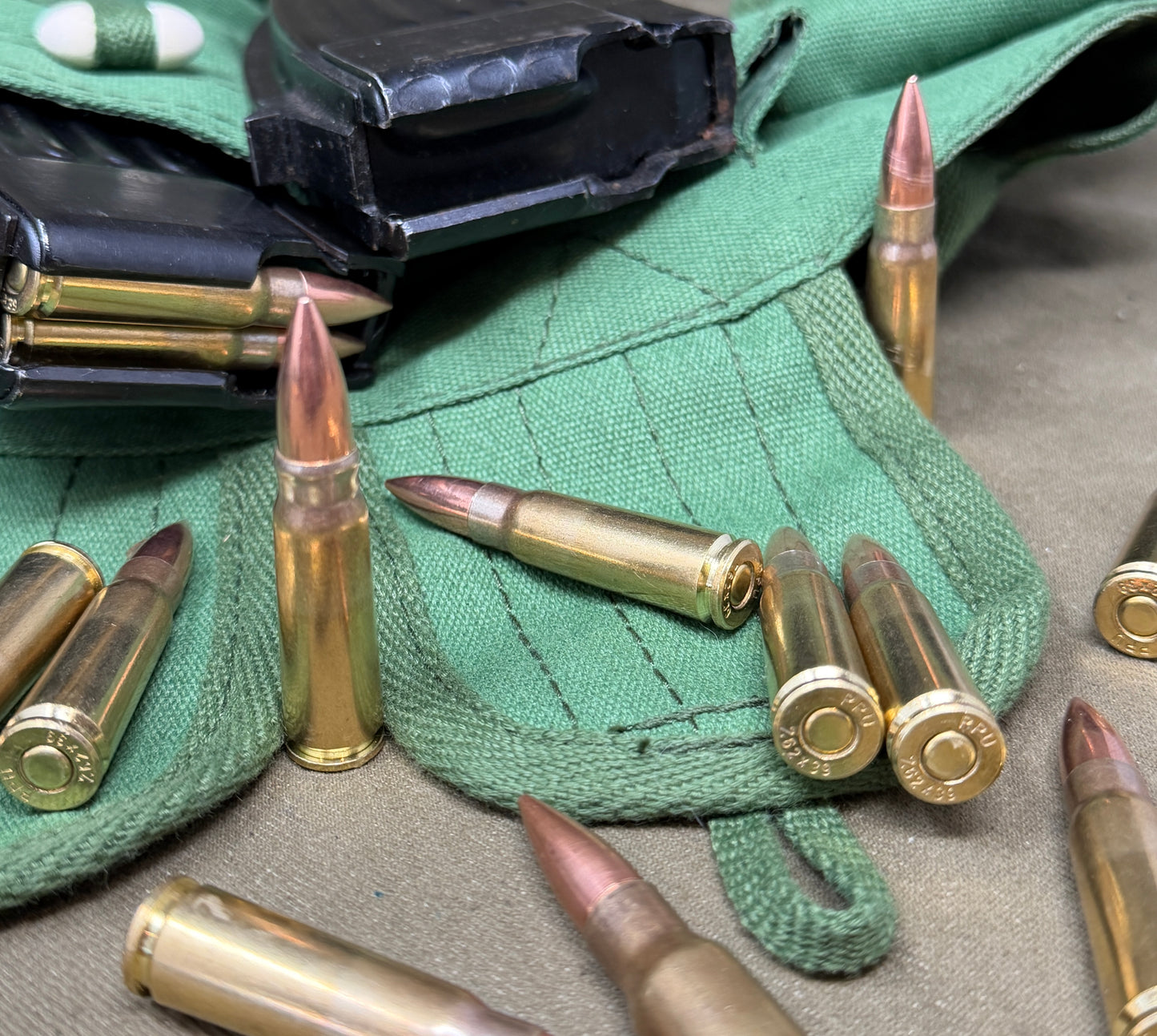 Chinese Type 81 AK Chicom Chest Rig with Magazines & Inert 7.62x39 Rounds