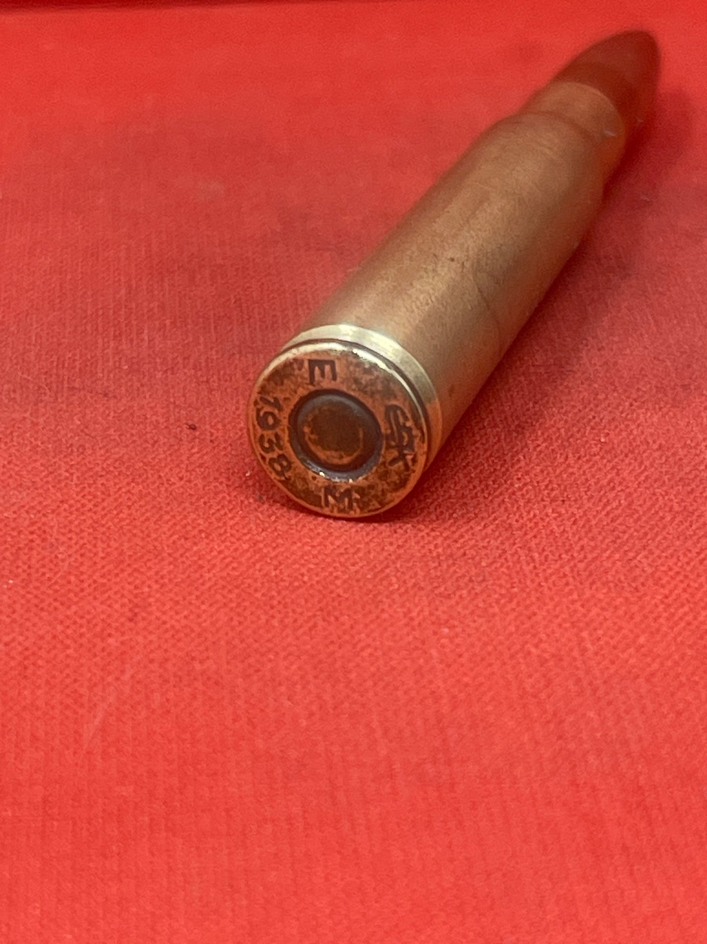 Original German , 7.92x57mm Mauser Round 1938 Dated