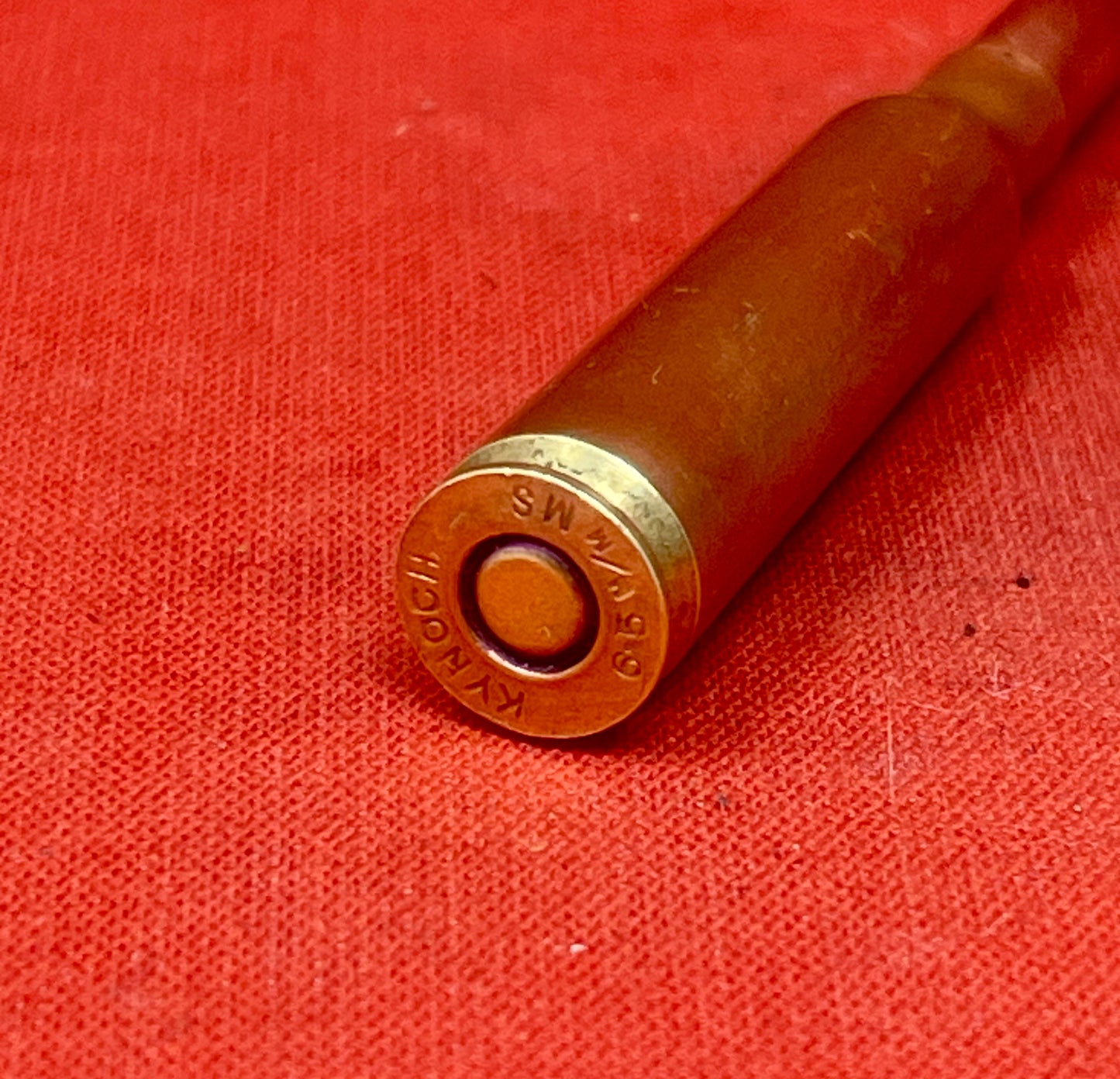 INERT Kynoch 6.5mm MS Swedish Brass Cartridge Case