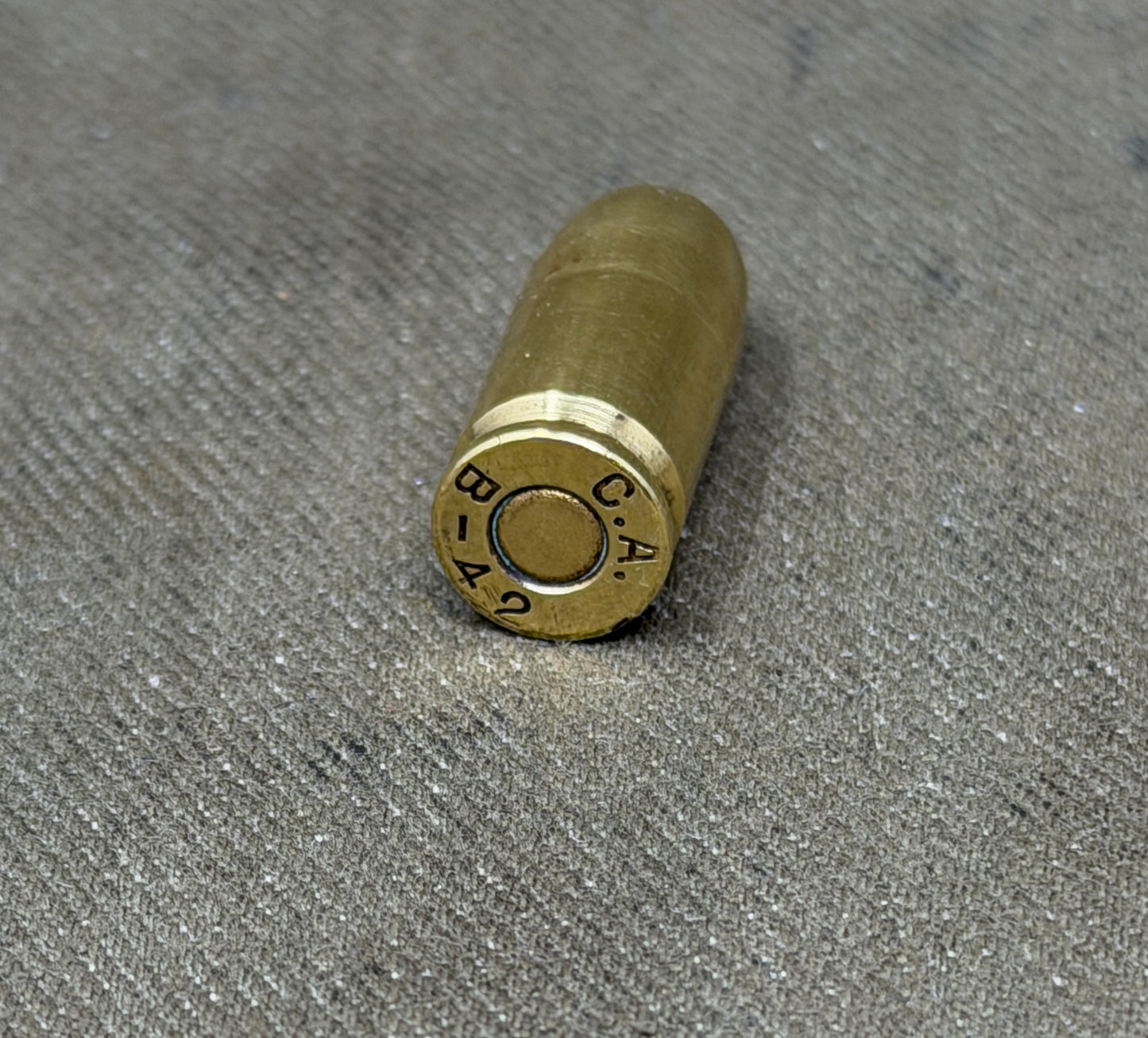 WW2 Italian 9mm Inert Cartridge – B-42 C.A Headstamp – Original Military Round
