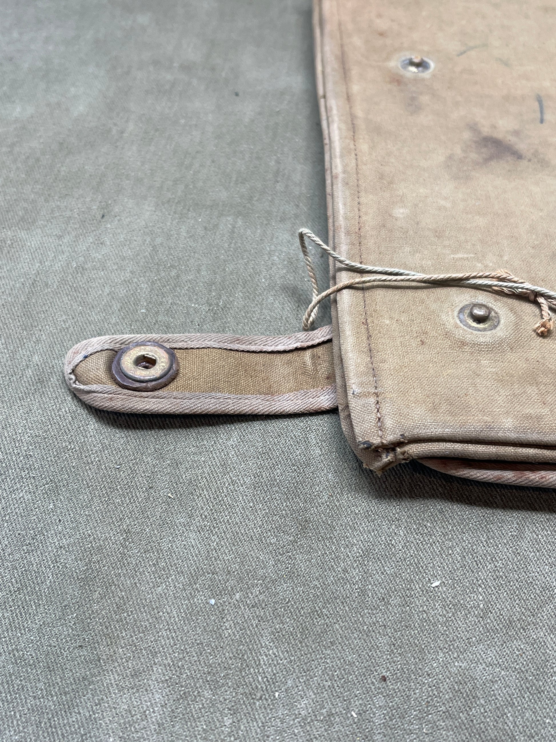 WW2 British Webbing Officers Map Case