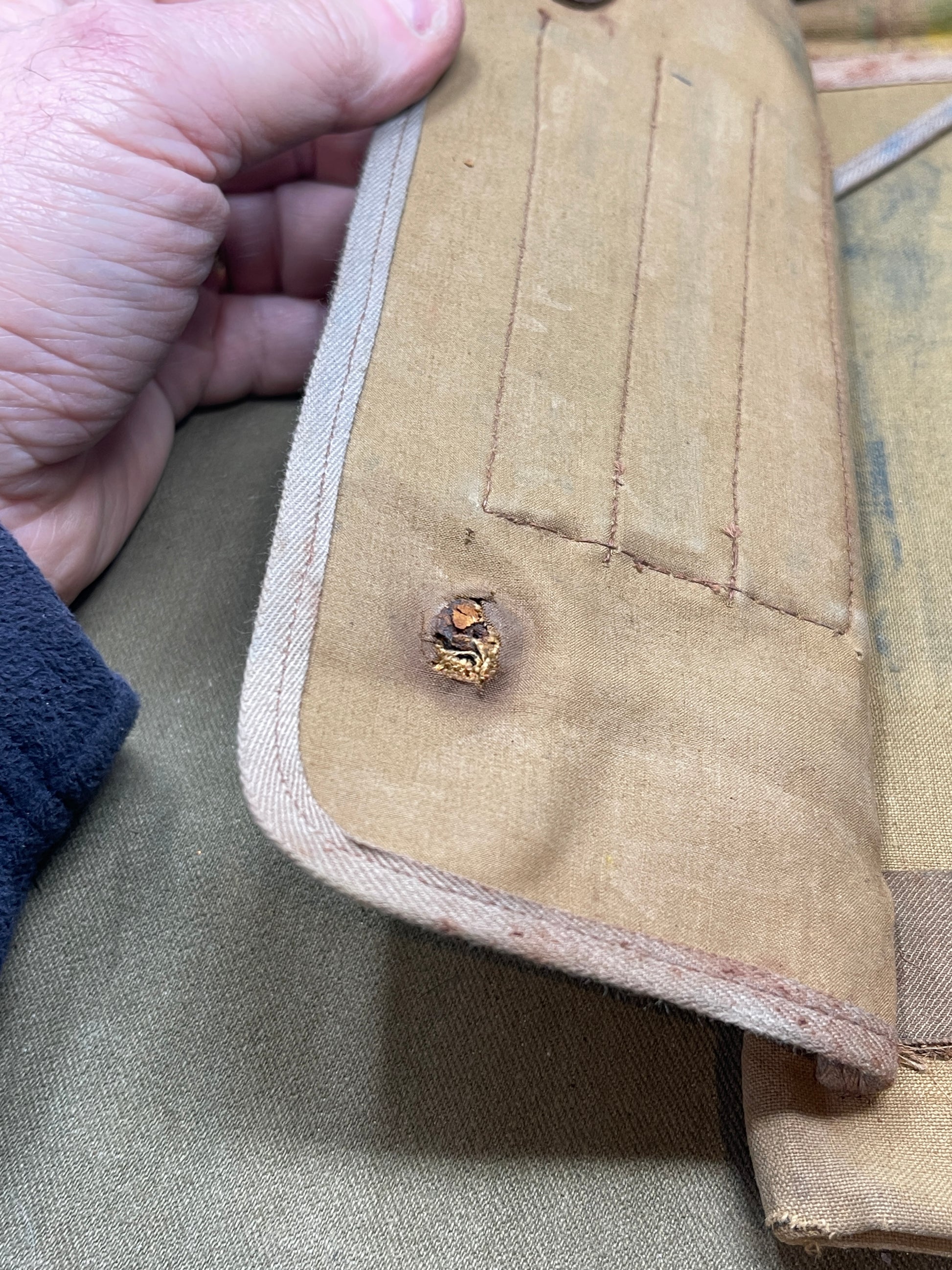 WW2 British Webbing Officers Map Case